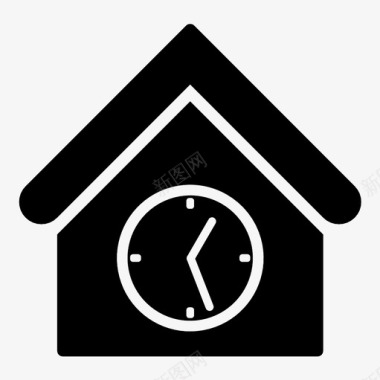 时钟计时器时间表图标图标