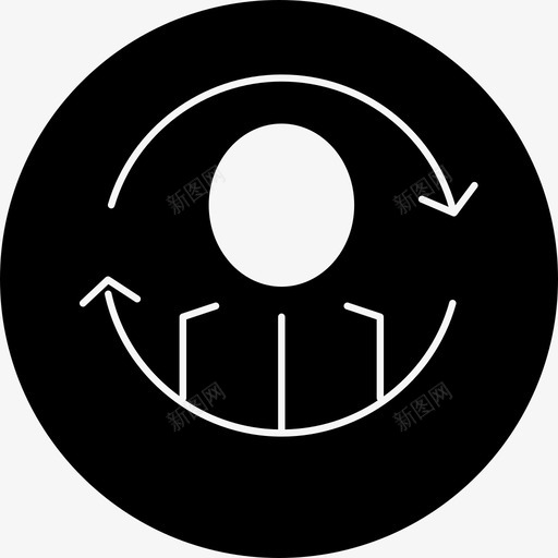 人同步符号在圆圈中接口seopackfull图标svg_新图网 https://ixintu.com seopackfull 人同步符号在圆圈中 接口