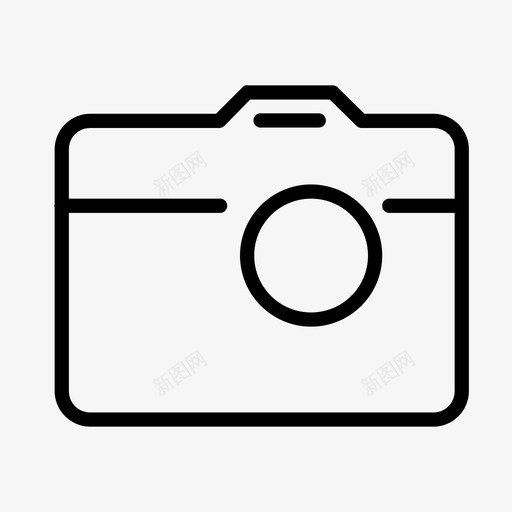 相机盒子缓存图标svg_新图网 https://ixintu.com 图像和视频笔划图标第二卷 图表 捕捉 摄影 照片 盒子 相机 缓存 计划 购物者