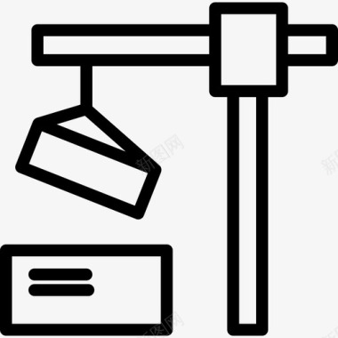 起重机起重工器具多行程图标图标