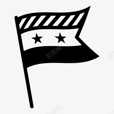 叙利亚国旗古叙利亚尼斯旗图标图标