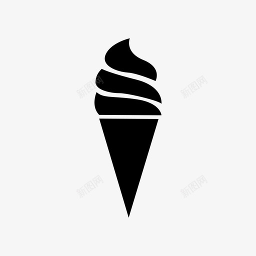 冰淇淋筒巧克力冷的图标svg_新图网 https://ixintu.com 冰淇淋 冰淇淋筒 冷的 口味 巧克力 糖果 食品收藏 食物 香草
