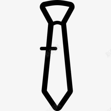 领带组织者男式图标图标