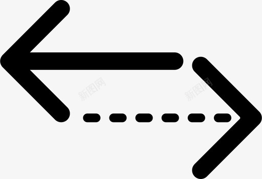 水平左指示器图标svg_新图网 https://ixintu.com 实心箭头 左 平行 指示器 方向 替代 水平 箭头 绘图 随动