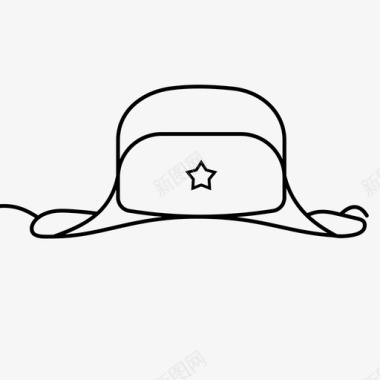 乌山卡俄罗斯帽子头饰图标图标