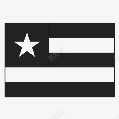 多哥旗帜国家图标图标