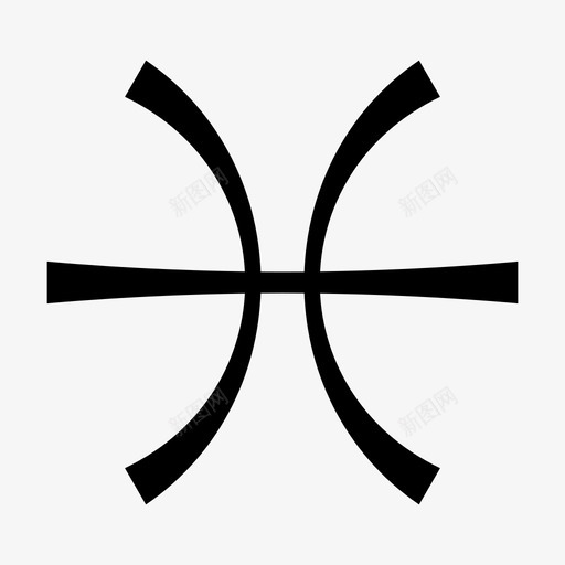 双鱼座使用学校图标svg_新图网 https://ixintu.com 人 使用 办公室 十二宫 占星术 双鱼座 天文学 学校 家 星座符号 鱼