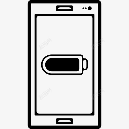 屏幕上有全电池状态标志的手机工具和用具移动电话图标svg_新图网 https://ixintu.com 屏幕上有全电池状态标志的手机 工具和用具 移动电话