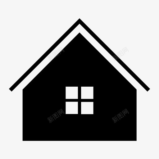 房子公寓住所图标svg_新图网 https://ixintu.com 住所 公寓 家 小屋 建筑物 房子 框架