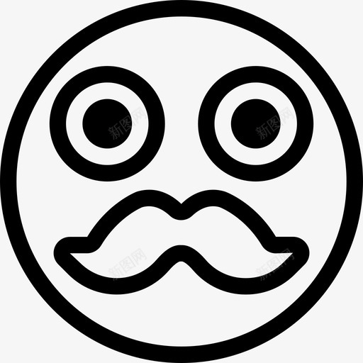 时髦时尚象征图标svg_新图网 https://ixintu.com beatnik newager smashicons表情符号轮廓 感觉 时尚 时髦 脸 自由思想者 自由精神 表情 象征