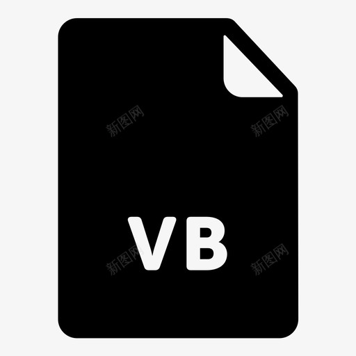 vb文件系统格式图标svg_新图网 https://ixintu.com 200个文件扩展名 vb文件 visualbasic 扩展名 数据 格式 系统 编码 计算机