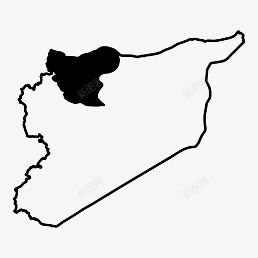 阿勒颇地形叙利亚图标svg_新图网 https://ixintu.com 叙利亚 土地 地区 地图 地形 地理 省 行政区划 边界 阿勒颇 阿拉伯叙利亚共和国 领土