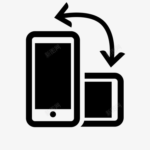 设备定向手机设备图标svg_新图网 https://ixintu.com 像素图 定向 手机 横向 纵向 设备 设备定向
