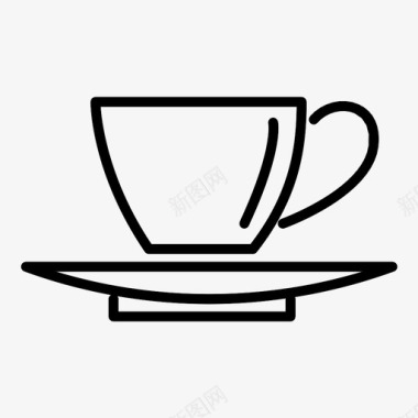 茶杯物品咖啡杯图标图标