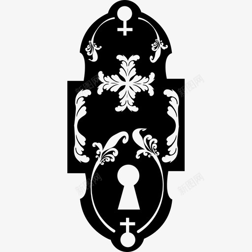 皇室的钥匙孔垂直形状钥匙孔图标svg_新图网 https://ixintu.com 形状 皇室的钥匙孔垂直设计 钥匙孔
