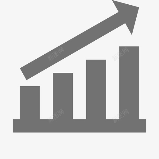 成长图表商业和办公材料标图标svg_新图网 https://ixintu.com 商业和办公材料设计图标 成长图表