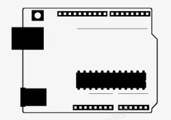 arduino微控制器控制设备科学图标高清图片