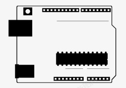 微控制器微控制器控制设备科学图标高清图片