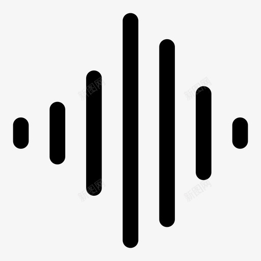 声波音量振动图标svg_新图网 https://ixintu.com 听力 回声 声波 振动 旅行 耳朵 音乐 音量