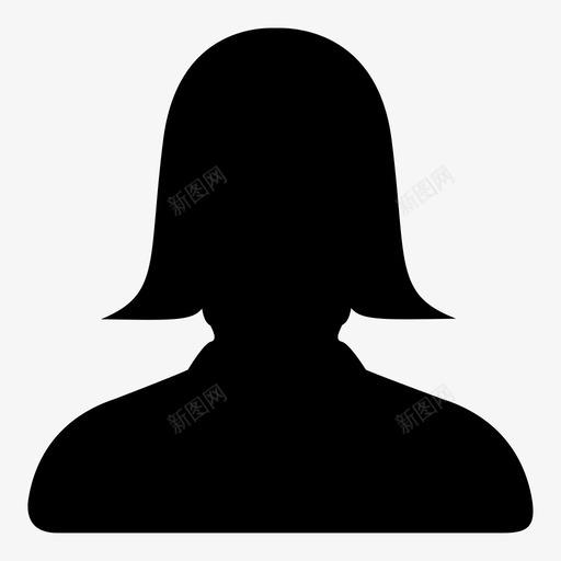 女人身体性格图标svg_新图网 https://ixintu.com 人 女人 性格 脸 身体
