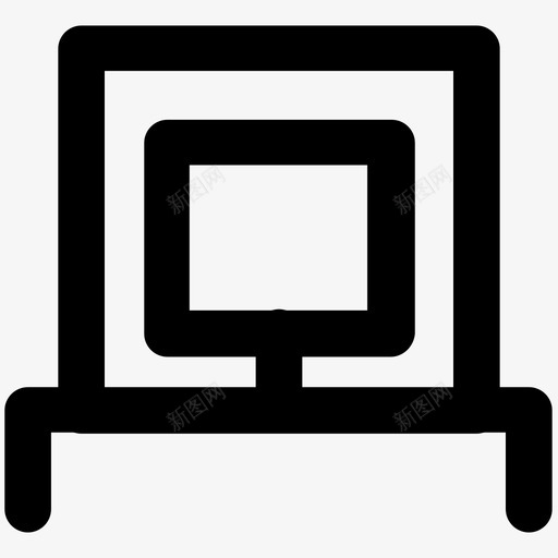 lcd建筑和家具粗体线条图标svg_新图网 https://ixintu.com lcd 建筑和家具粗体线条图标