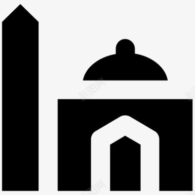 清真寺宗教场所婚姻图标图标