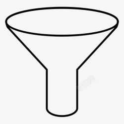 iconfonticonfont投放漏斗漏斗分类感知图标高清图片