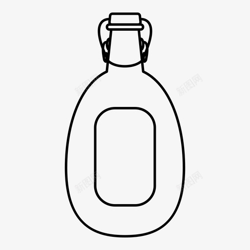 水瓶出售户外图标svg_新图网 https://ixintu.com 不 五金 冒险 出售 大胆 户外 持有 水瓶 荒野 野营 黄金