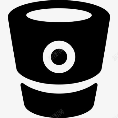 BitBucket徽标基本装备图标图标