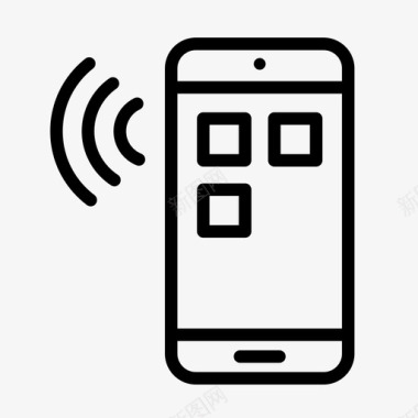 电话连接转接智能手机图标图标