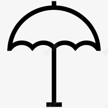 采购产品伞雨篷海滩伞图标图标