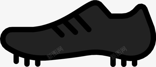 鞋钉运动鞋足球鞋图标svg_新图网 https://ixintu.com 健身 田径 草地 足球 足球鞋 运动鞋 鞋带 鞋钉 高尔夫