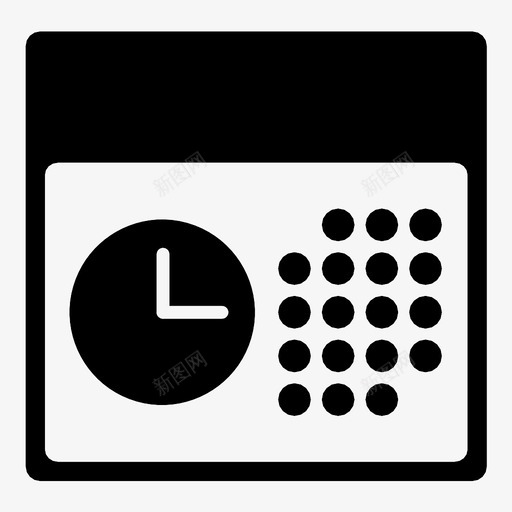 时间和日期时间表计划图标svg_新图网 https://ixintu.com 乐队 信息 品牌 整体 日历 日期和时间 时间和日期 时间表 计划 预测
