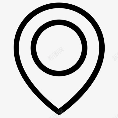 地图pin电话号码地图定位器图标图标