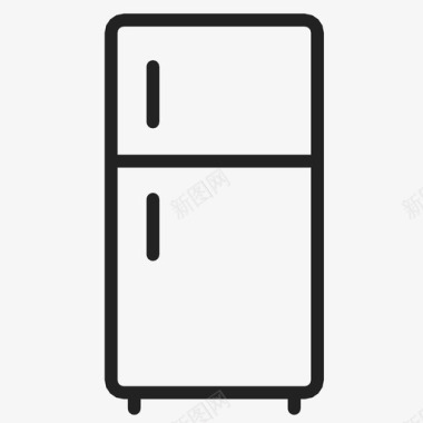 冰箱防寒电子图标图标