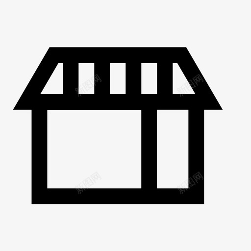 房子代码电子商务图标svg_新图网 https://ixintu.com 代码 商店 在线 市场 房子 房间 用户界面所有你需要的 电子商务 矩形