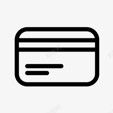 信用卡现金结账图标图标