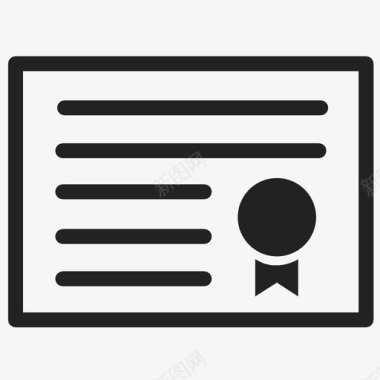 证书印刷品表演图标图标