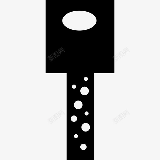 带小孔的长方形新钥匙工具和器具钥匙图标svg_新图网 https://ixintu.com 工具和器具 带小孔的长方形新钥匙 钥匙
