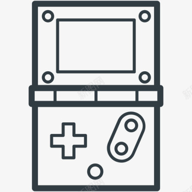 gameboy游戏线图标图标