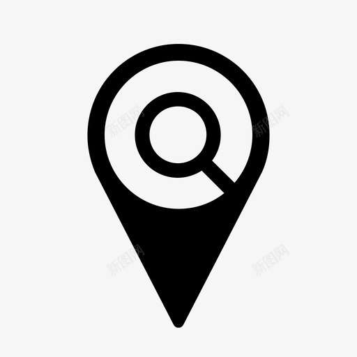 地图标记图标地形研究svg_新图网 https://ixintu.com 区域 地图指针标记图标 地图标记图标 地形 地理 搜索 放大缩小 方向 查找 检查 研究