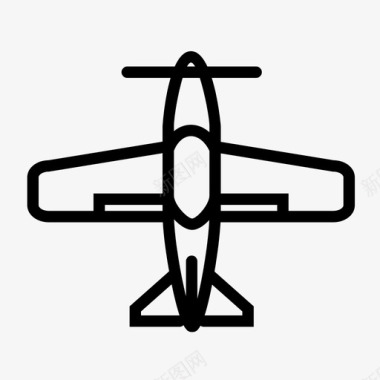 飞机小型飞机乘客图标图标