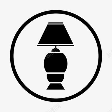 采购产品床头灯家具照明和男人配件图标图标