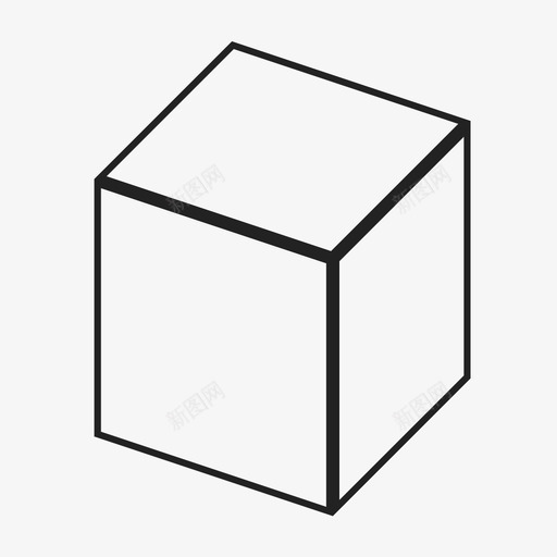 立方体边多边形图标svg_新图网 https://ixintu.com 六 几何 多边形 建筑 形状 数学 方块 盒子 立方体 边 骰子