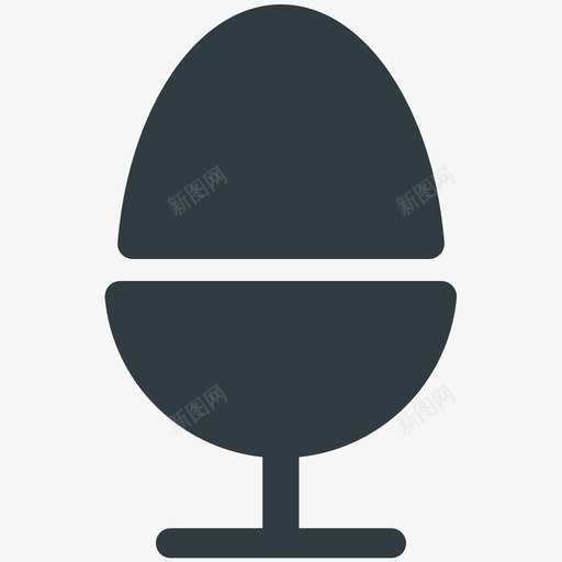 鸡蛋杯健身酷标图标svg_新图网 https://ixintu.com 健身酷矢量图标 鸡蛋杯
