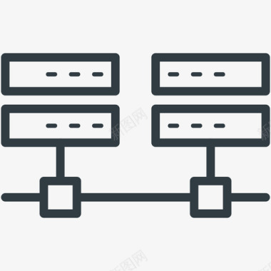 服务器网络网络线图标图标