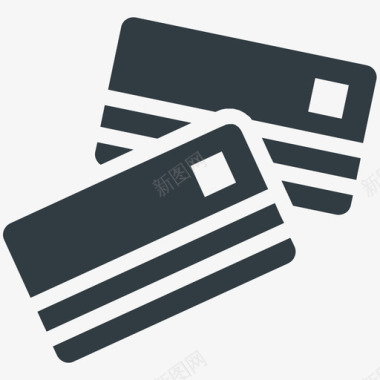 信用卡商业酷载体图标图标