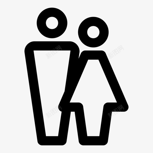 人团队已婚图标svg_新图网 https://ixintu.com 人 俱乐部 商业大胆 团体 团队 女人 已婚 情侣 活动 男人 聚会