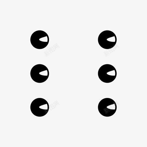 掷骰子六掷多米诺骨牌图标svg_新图网 https://ixintu.com 掷多米诺骨牌 掷骰子六