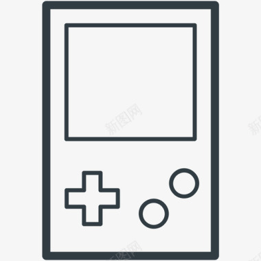 gameboy游戏线图标图标